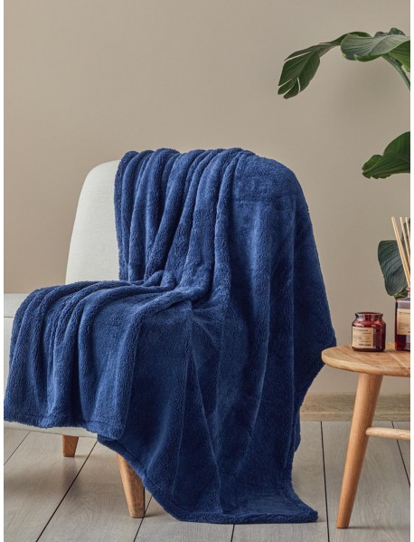 Cozy Wellsoft Tv Battaniyesi 120x170 Cm Gece Mavisi