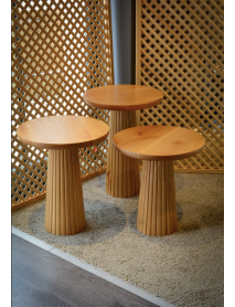 Fitilli Mantar Sehpa 3’lü Set