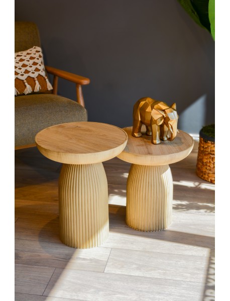 Boho İkili Yan Sehpa