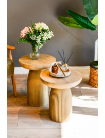 Boho İkili Yan Sehpa