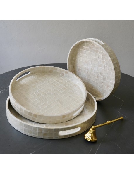 Sedefli Tepsi set 